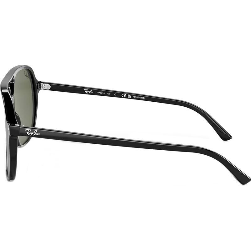Bill RB2198, Black/Green Polarised Glass Lenses 60 Eye Size