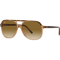 Bill RB2198, Havana and Transparent Brown/Clear and Brown Gradient Glass Lenses 60 Eye Size