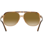 Bill RB2198, Havana and Transparent Brown/Clear and Brown Gradient Glass Lenses 60 Eye Size