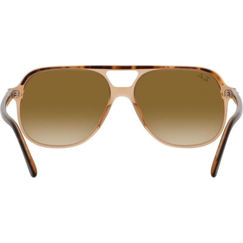 Bill RB2198, Havana and Transparent Brown/Clear and Brown Gradient Glass Lenses 56 Eye Size