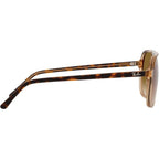 Bill RB2198, Havana and Transparent Brown/Clear and Brown Gradient Glass Lenses 56 Eye Size