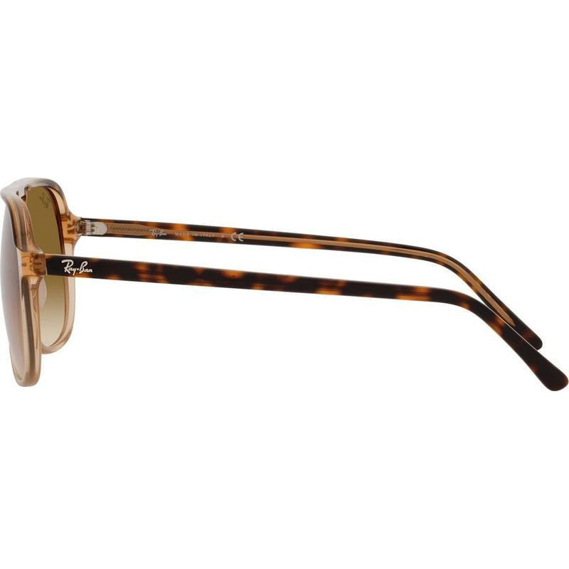 Bill RB2198, Havana and Transparent Brown/Clear and Brown Gradient Glass Lenses 56 Eye Size
