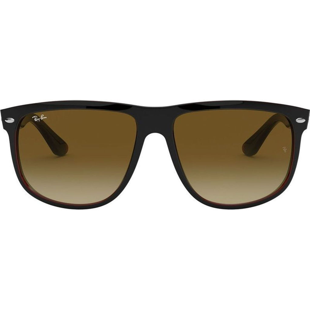 Boyfriend RB4147, Black on Brown/Brown Gradient Lenses 60 Eye Size