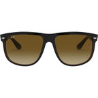 Boyfriend RB4147, Black on Brown/Brown Gradient Lenses 60 Eye Size