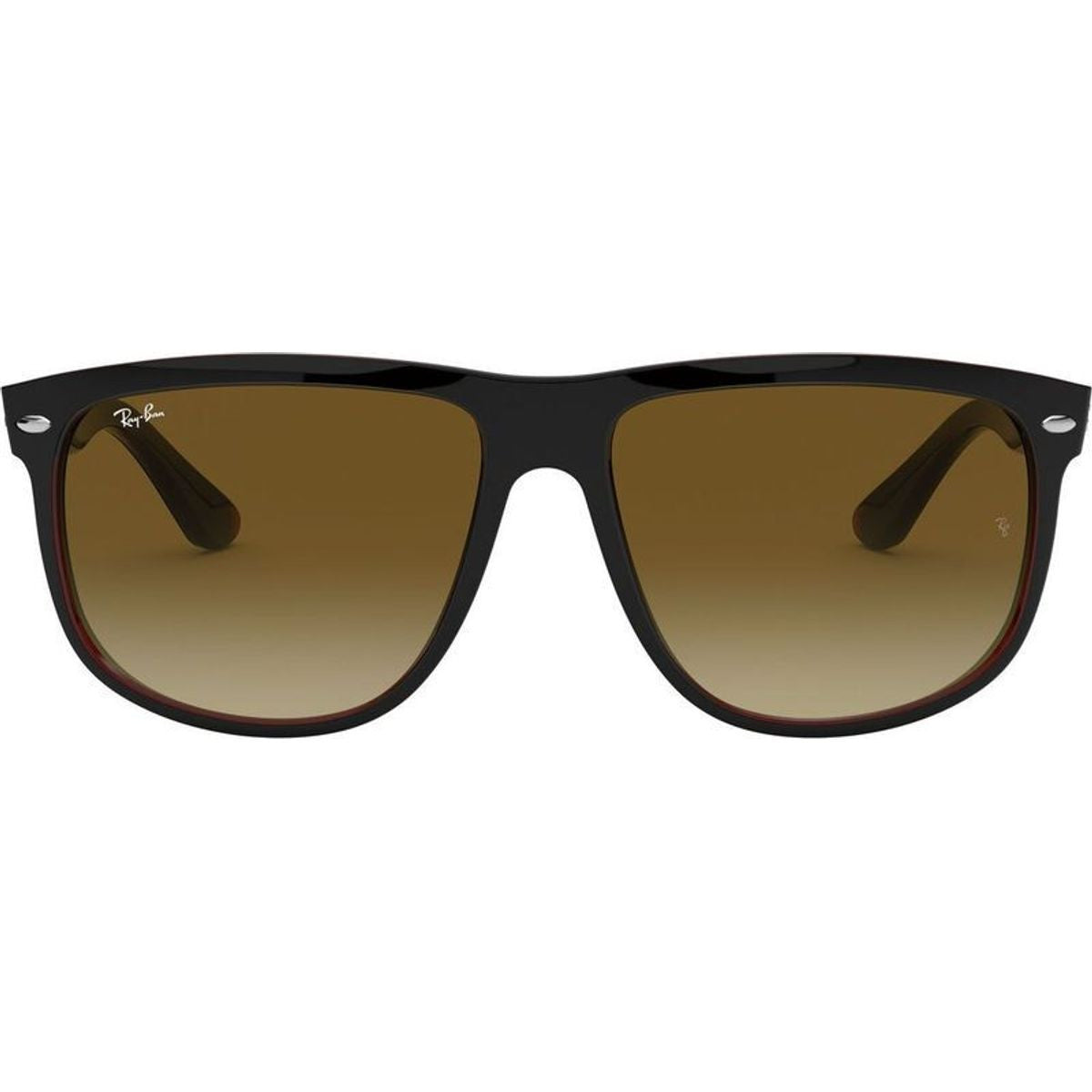 Boyfriend RB4147, Black on Brown/Brown Gradient Lenses 60 Eye Size