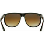 Boyfriend RB4147, Black on Brown/Brown Gradient Lenses 60 Eye Size