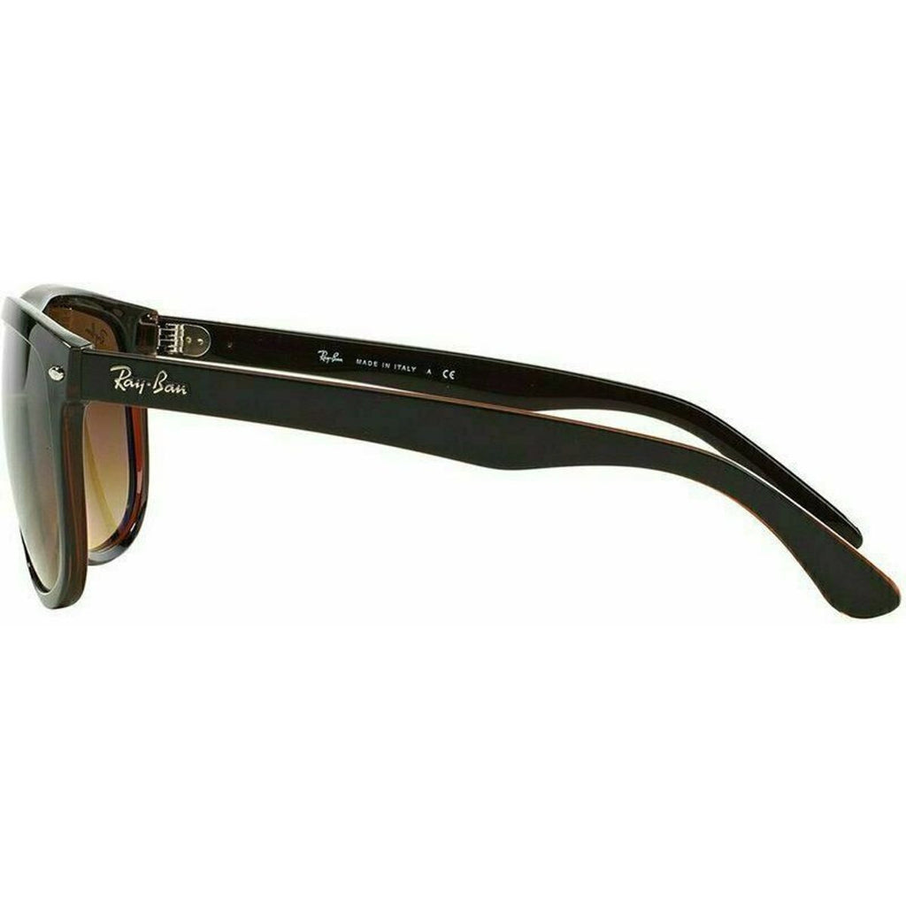 Boyfriend RB4147, Black on Brown/Brown Gradient Lenses 60 Eye Size