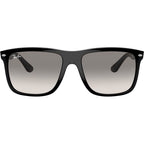 Boyfriend Two RB4547, Black/Clear Grey Gradient Glass Lenses 60 Eye Size