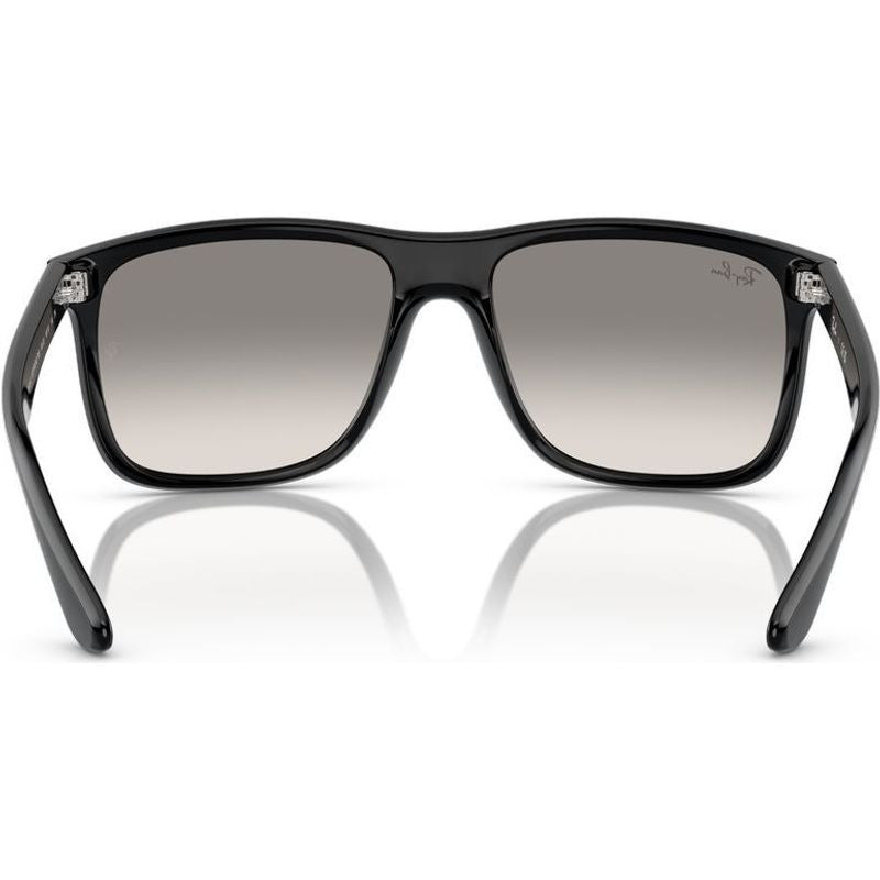 Boyfriend Two RB4547, Black/Clear Grey Gradient Glass Lenses 60 Eye Size