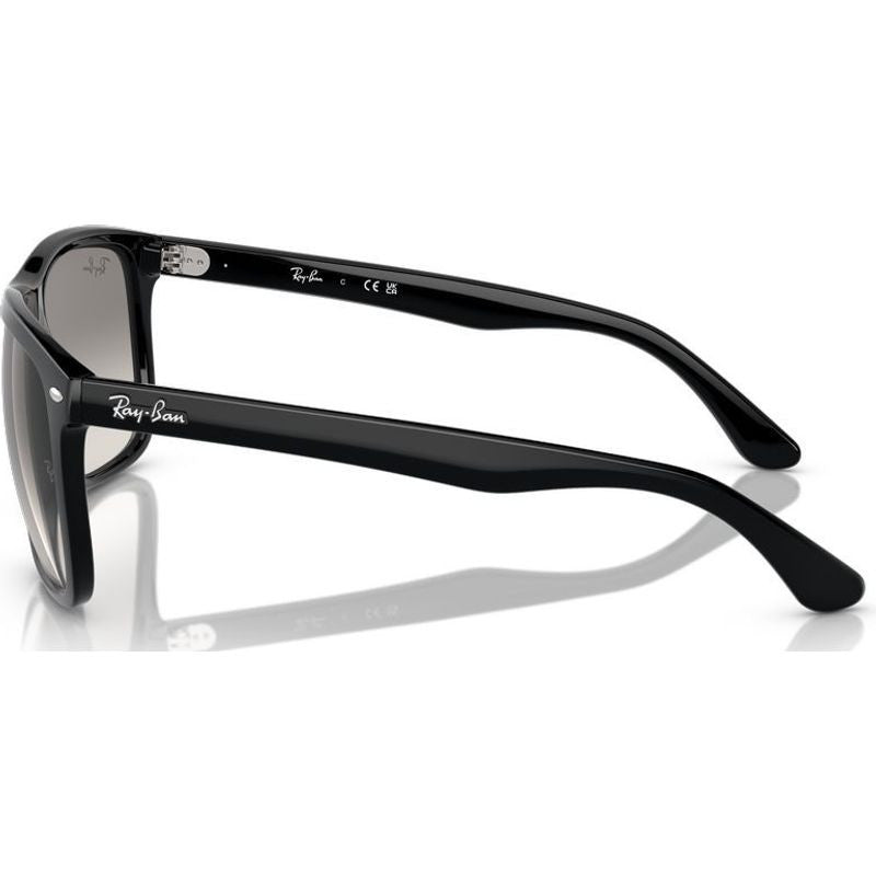 Boyfriend Two RB4547, Black/Clear Grey Gradient Glass Lenses 60 Eye Size