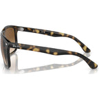 Boyfriend Two RB4547, Havana/Brown Clear Gradient Glass Lenses 60 Eye Size