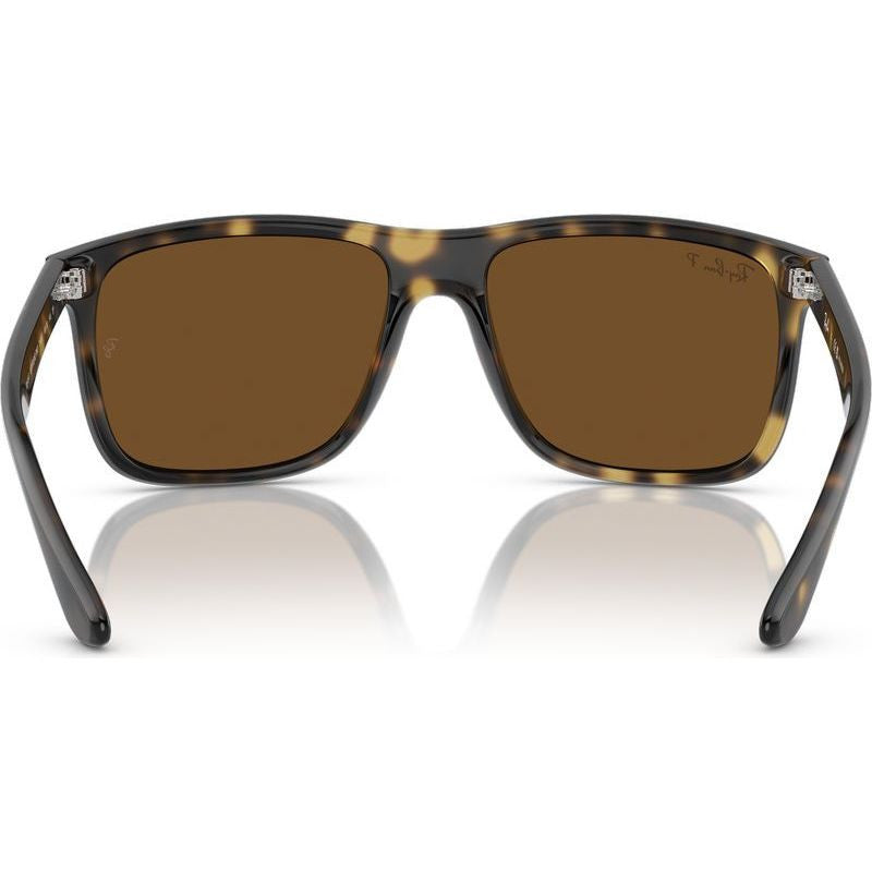 Boyfriend Two RB4547, Havana/Brown Polarised Glass Lenses 57 Eye Size