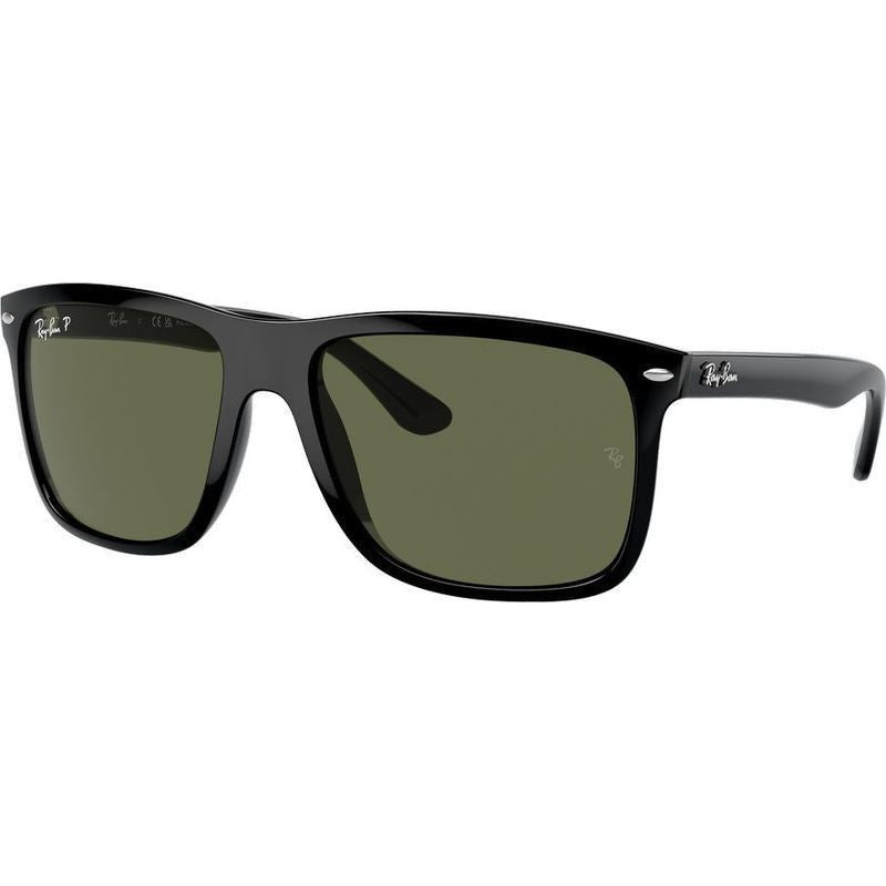 Boyfriend Two RB4547F, Black/Green Polarised Glass Lenses