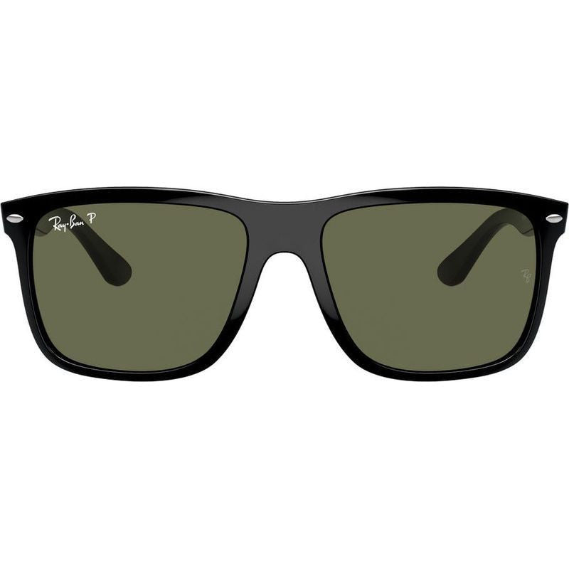 Boyfriend Two RB4547F, Black/Green Polarised Glass Lenses