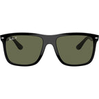 Boyfriend Two RB4547F, Black/Green Polarised Glass Lenses