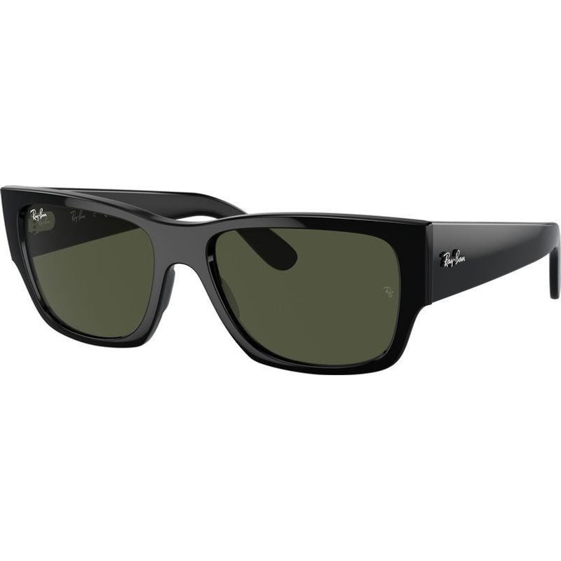 Carlos RB0947S, Black/Green Glass Lenses