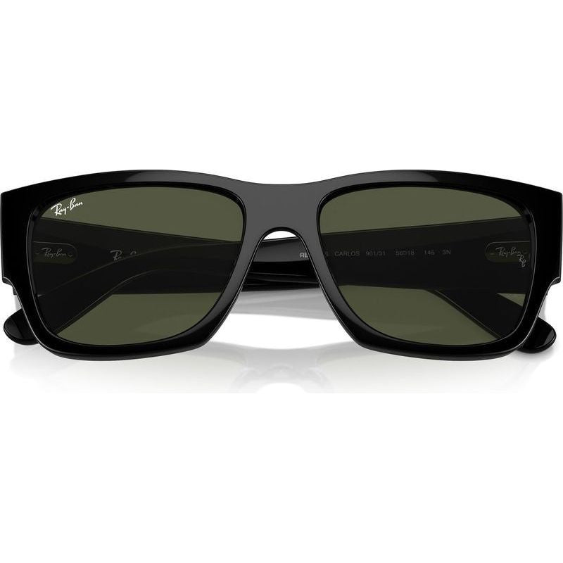Carlos RB0947S, Black/Green Glass Lenses