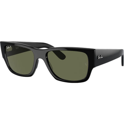Carlos RB0947S, Black/Green Polarised Glass Lenses