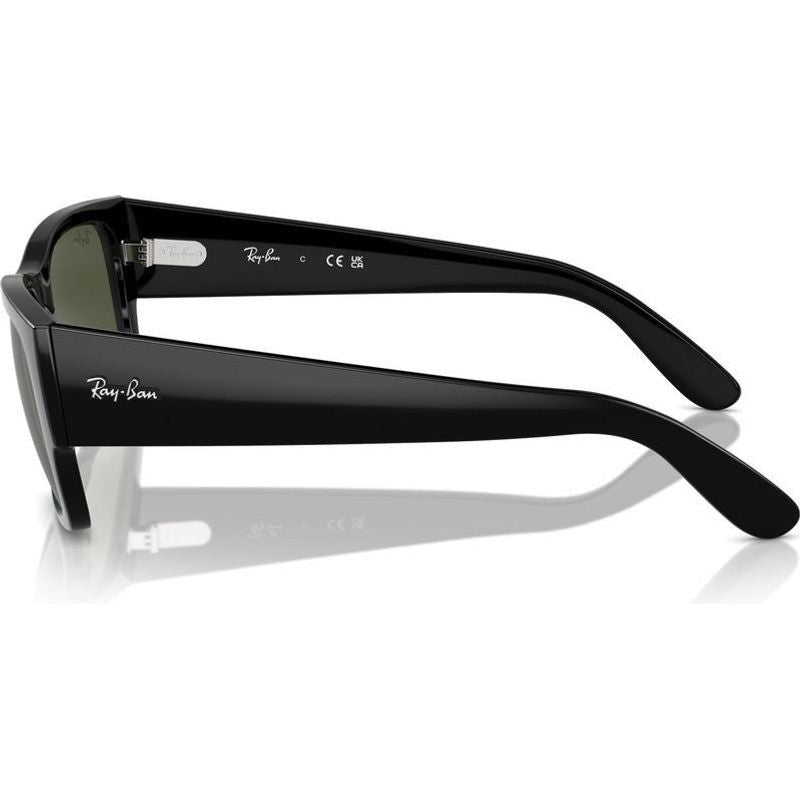 Carlos RB0947S, Black/Green Glass Lenses