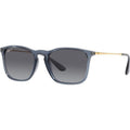 Chris RB4187, Transparent Blue/Grey Gradient Polarised Lenses