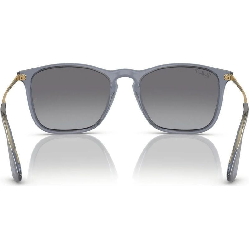 Chris RB4187, Transparent Blue/Grey Gradient Polarised Lenses