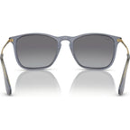 Chris RB4187, Transparent Blue/Grey Gradient Polarised Lenses