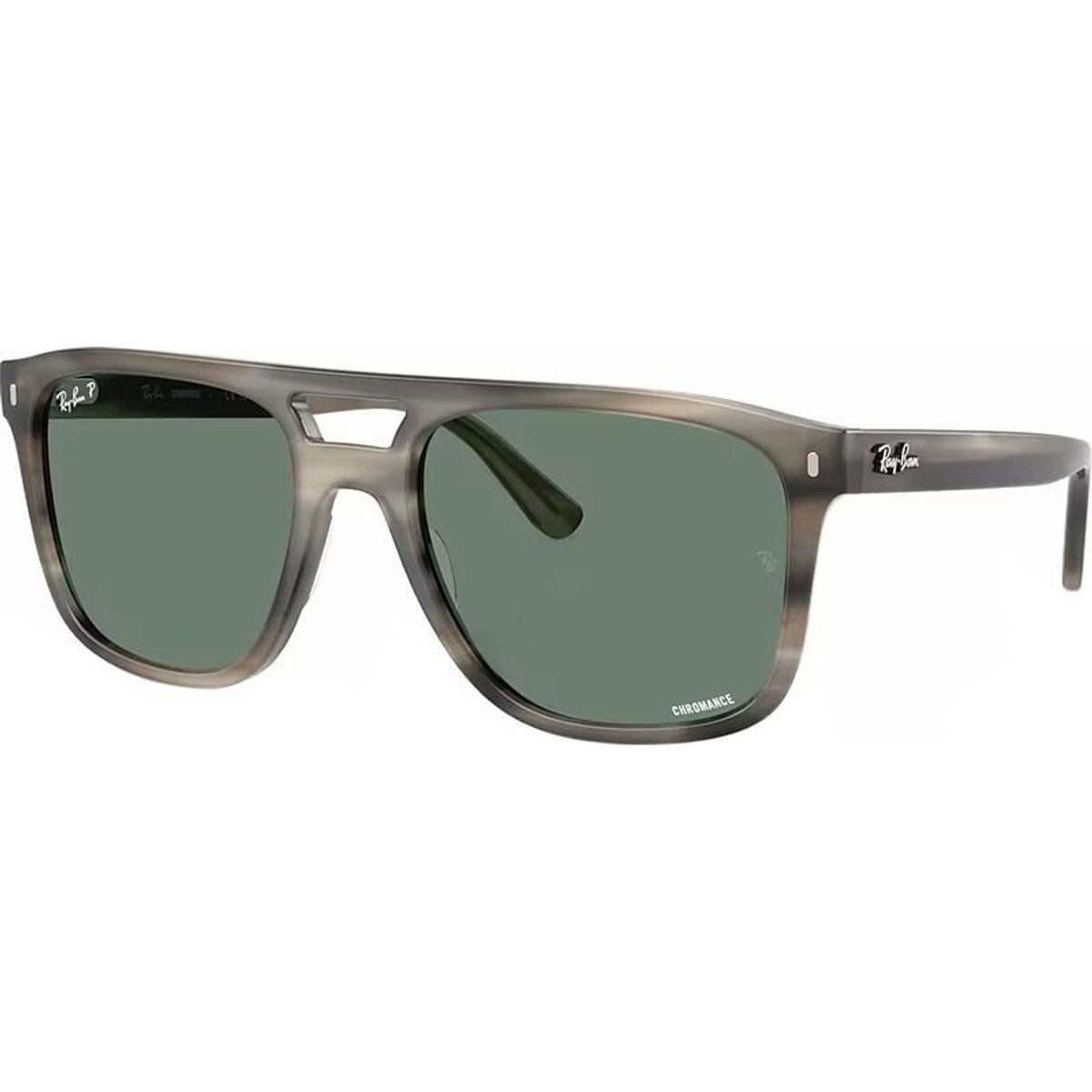 Chromance RB2213CH, Grey Havana/Grey Polarised Glass Lenses 58 Eye Size