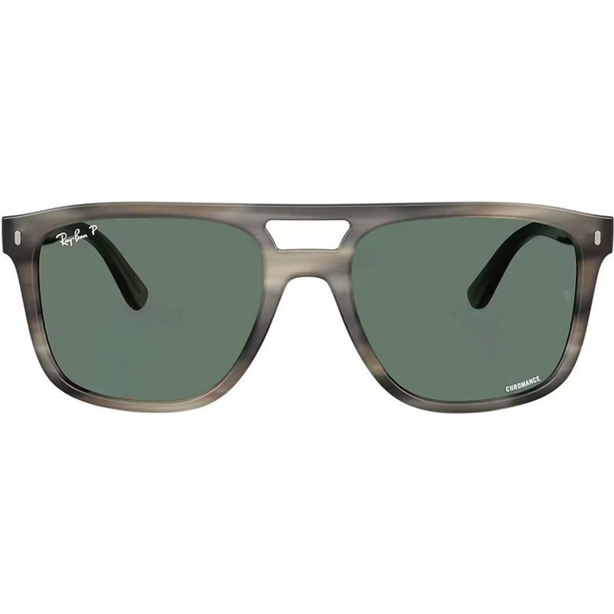 Chromance RB2213CH, Grey Havana/Grey Polarised Glass Lenses 58 Eye Size