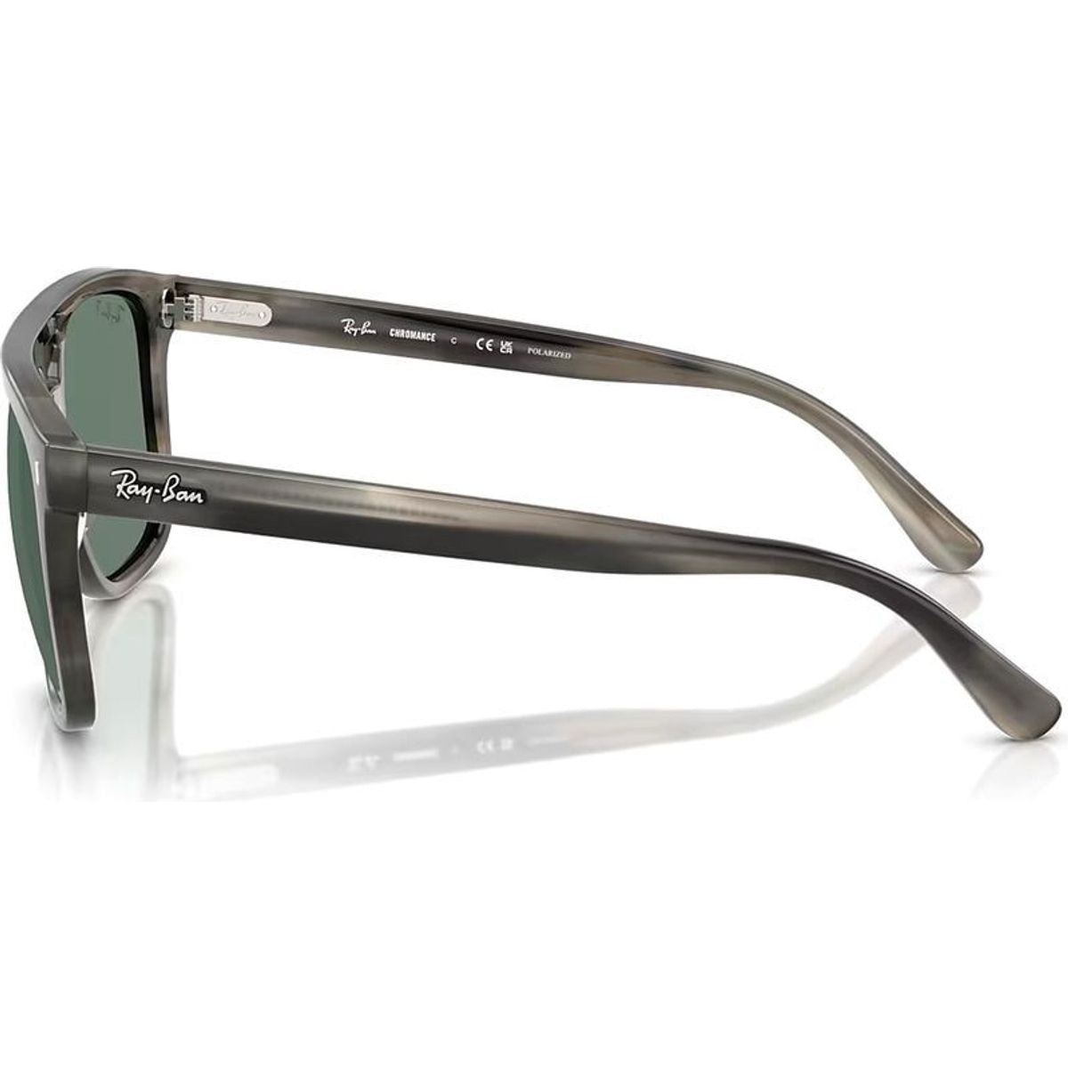 Chromance RB2213CH, Grey Havana/Grey Polarised Glass Lenses 58 Eye Size