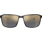 Chromance RB3721CH, Black on Arista/Blue Gold Mirror Polarised Lenses