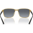 Chromance RB3721CH, Black on Arista/Blue Gold Mirror Polarised Lenses