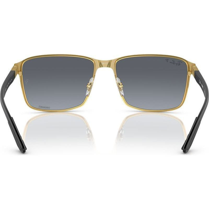 Chromance RB3721CH, Black on Arista/Blue Gold Mirror Polarised Lenses