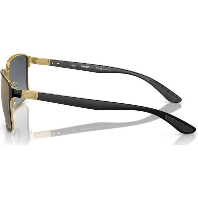 Chromance RB3721CH, Black on Arista/Blue Gold Mirror Polarised Lenses