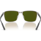Chromance RB3721CH, Black on Silver/Green Blue Mirror Polarised Lenses