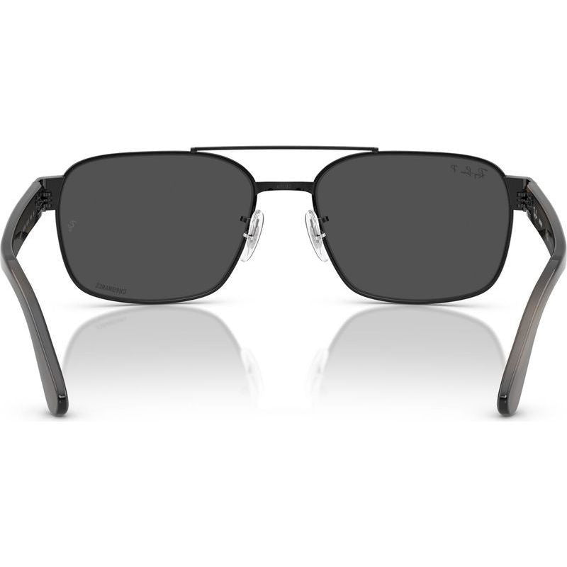 Chromance RB3751CH, Black/Dark Grey Glass Polarised Lenses 61 Eye Size