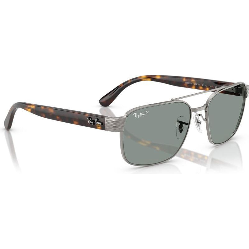 Chromance RB3751CH, Gunmetal/Light Blue Glass Polarised Lenses 58 Eye Size
