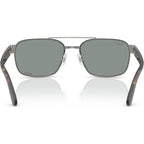 Chromance RB3751CH, Gunmetal/Light Blue Glass Polarised Lenses 58 Eye Size