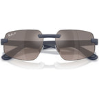 Chromance RB4475CH, Sand Dark Blue/Grey Mirror Gradient Polarised Lenses