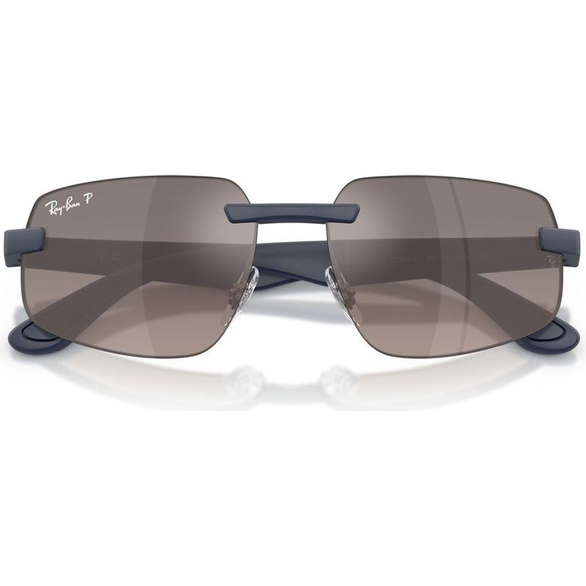 Chromance RB4475CH, Sand Dark Blue/Grey Mirror Gradient Polarised Lenses