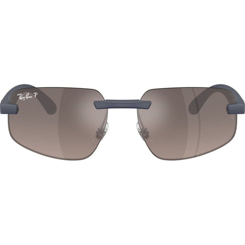 Chromance RB4475CH, Sand Dark Blue/Grey Mirror Gradient Polarised Lenses
