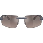 Chromance RB4475CH, Sand Dark Blue/Grey Mirror Gradient Polarised Lenses