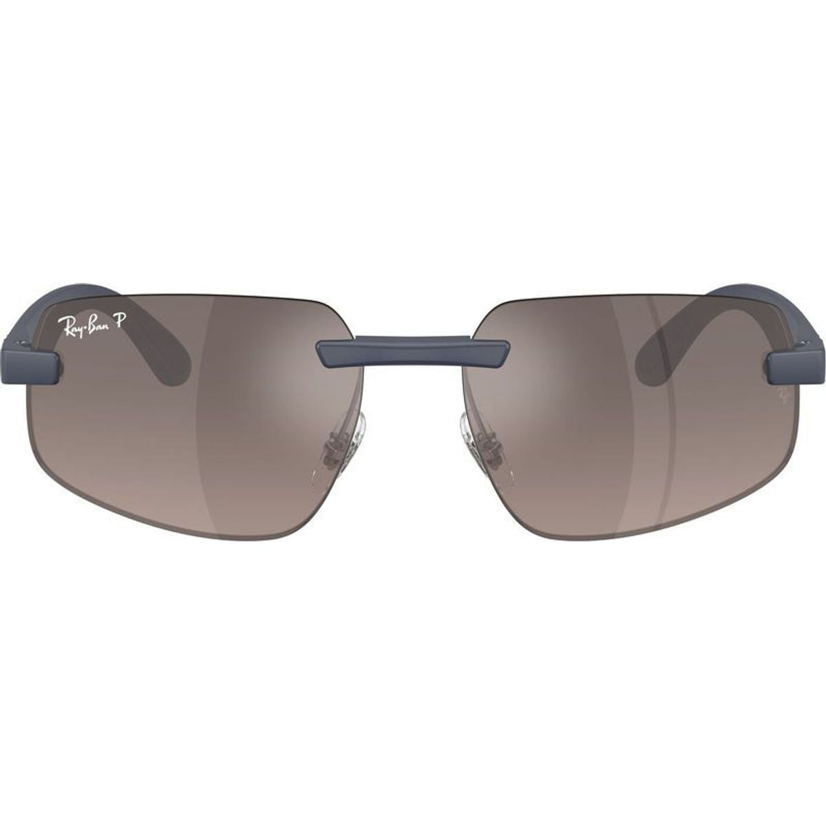 Chromance RB4475CH, Sand Dark Blue/Grey Mirror Gradient Polarised Lenses