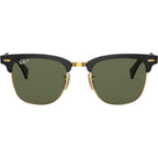 Clubmaster Aluminium RB3507, Black Arista/Green Polarised Glass Lenses