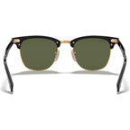 Clubmaster Aluminium RB3507, Black Arista/Green Polarised Glass Lenses