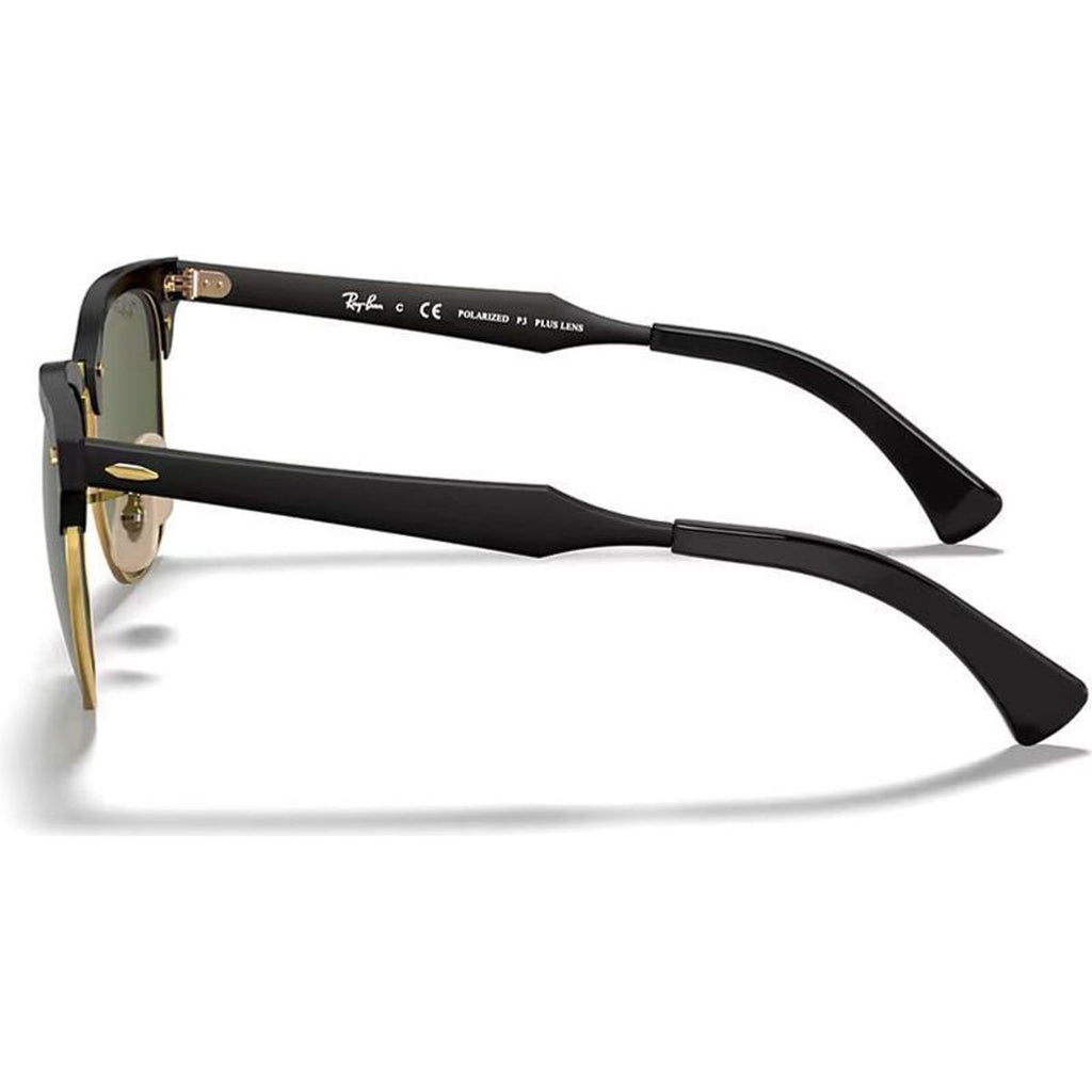 Clubmaster Aluminium RB3507, Black Arista/Green Polarised Glass Lenses