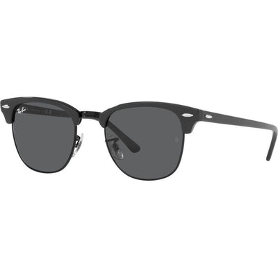 Clubmaster Classic RB3016, Grey on Black/Dark Grey Glass Lenses 55 Eye Size