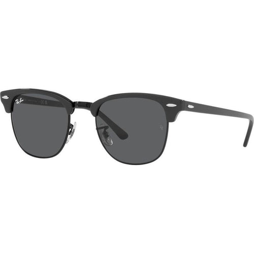 Clubmaster Classic RB3016, Grey on Black/Dark Grey Glass Lenses 55 Eye Size
