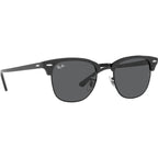Clubmaster Classic RB3016, Grey on Black/Dark Grey Glass Lenses 51 Eye Size