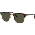 Clubmaster Classic RB3016, Mock Tort Arista/Green Glass Lenses 49 Eye Size