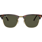 Clubmaster Classic RB3016, Mock Tort Arista/Green Glass Lenses 49 Eye Size